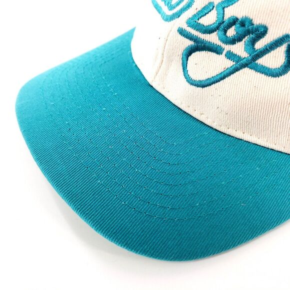 Vintage The Beach Boys Band Music Snapback Hat Cap Teal/Off White KC Tag - Picture 16 of 16
